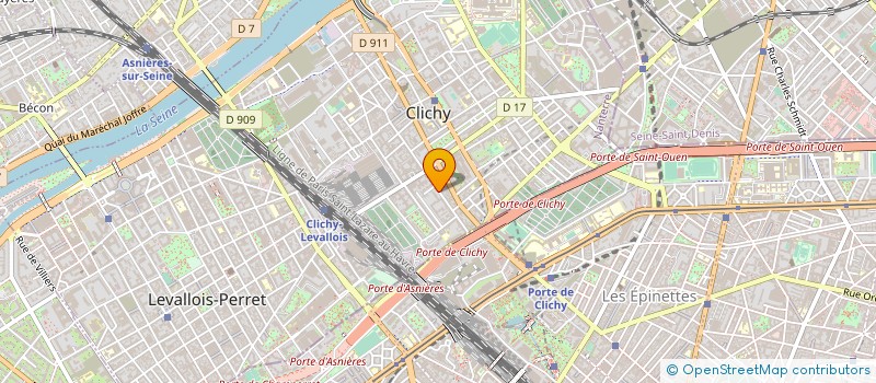 localisation de l'entreprise SYND COPR DU 35 AU 41 RUE DE PARIS 92 à CLICHY