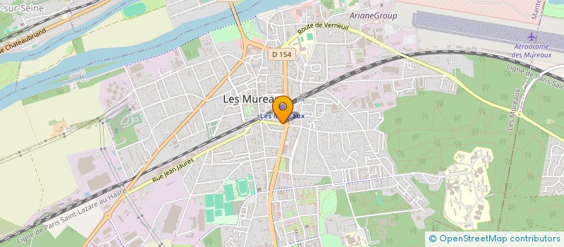localisation de l'entreprise SYND.COPR. DU 35 AV DIVISION    LECLERC à LES MUREAUX