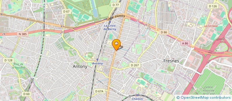 localisation de l'entreprise SYND.COPR. DU 35 AV. DU 11      NOVEMBRE à ANTONY