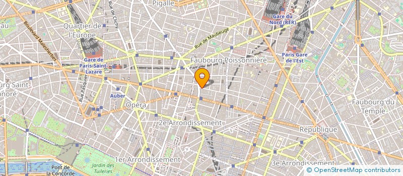 localisation de l'entreprise SYND.COPR. DU 35 RUE BERGERE    75009 PA  PARIS