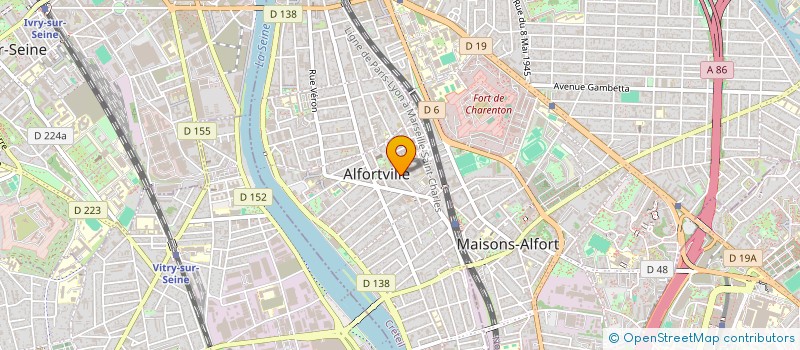 localisation de l'entreprise SYND.COPR. DU 35 RUE RAYMOND JACLARD  ALFORTVILLE