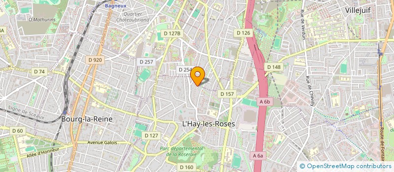 localisation de l'entreprise SYND.COPR. DU 36 38 40 SENTIER DES MAMI à L'HAY-LES-ROSES