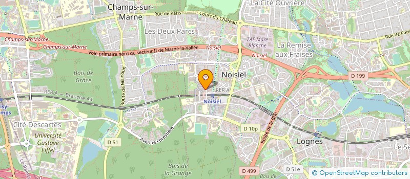 localisation de l'entreprise SYND COPR DU 36 AV DE LA RESISTAN à NOISIEL