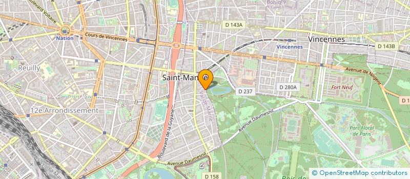 localisation de l'entreprise SYND COPR DU 36 CHAUSSEE DE L'ETANG à SAINT-MANDE