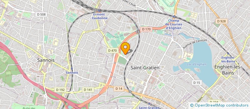 localisation de l'entreprise SYND COPR DU 36 R D ERMONT à SAINT-GRATIEN