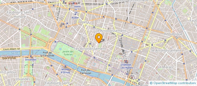 localisation de l'entreprise SYND.COPR. DU 36 RUE DE MONTPENSIER 7500  PARIS