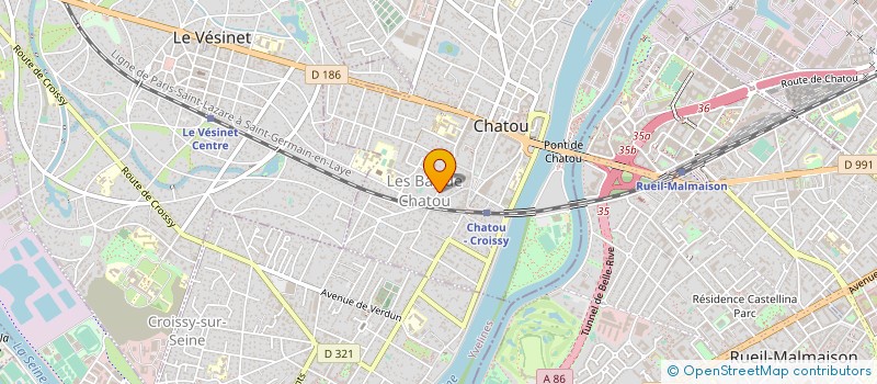 localisation de l'entreprise SYND.COPR. DU 36 RUE DES ECOLES 78 CHATO  CHATOU