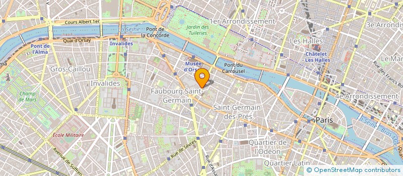 localisation de l'entreprise SYND COPR DU 36 RUE DU BAC 75007 PARIS R  PARIS