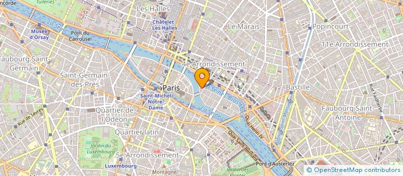 localisation de l'entreprise SYND.COPR. DU 36 RUE PASTOURELLE PARIS 3  PARIS