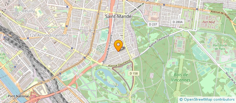 localisation de l'entreprise SYND.COPR. DU 37-39 AV ALPHAN 94 ST MAND  SAINT-MANDE