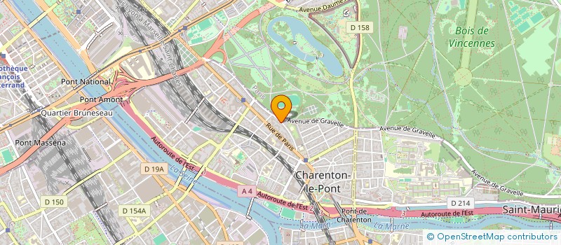 localisation de l'entreprise SYND COPR DU 37 AV ANATOLE FRANCE à CHARENTON-LE-PONT