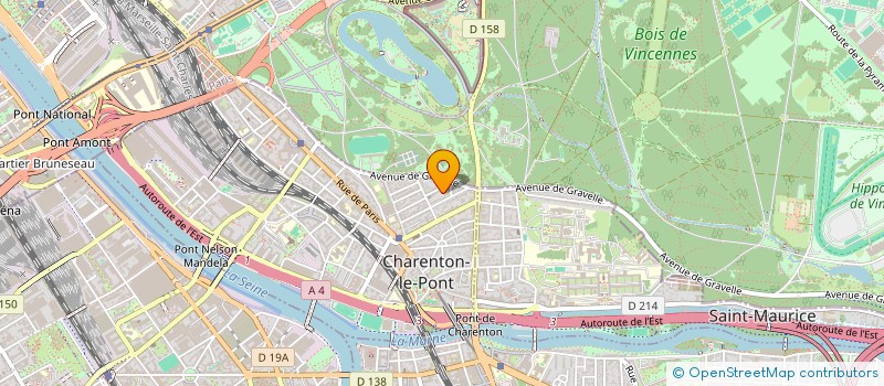 localisation de l'entreprise SYND.COPR. DU 37 AV DU GENERAL LECLERC à CHARENTON-LE-PONT