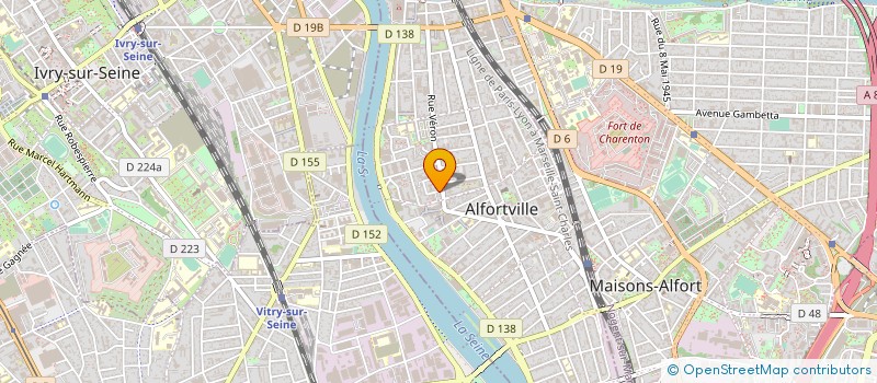 localisation de l'entreprise SYND.COPR. DU 37 RUE P CURIE 94 ALFORTVI  ALFORTVILLE