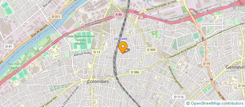 localisation de l'entreprise SYND.COPR. DU 37 RUE STALINGRAD 92 NANTE à COLOMBES