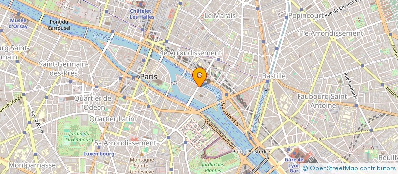 localisation de l'entreprise SYND.COPR. DU 38-40-42 QUAI DES CELESTIN  PARIS