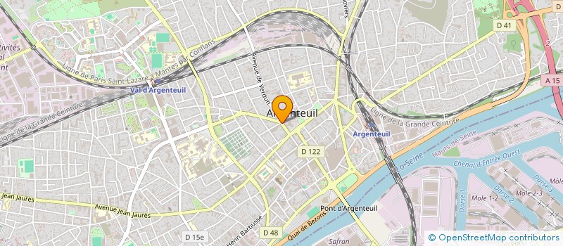 localisation de l'entreprise SYND.COPR. DU 38 40 BD DE       CHARONNE  ARGENTEUIL