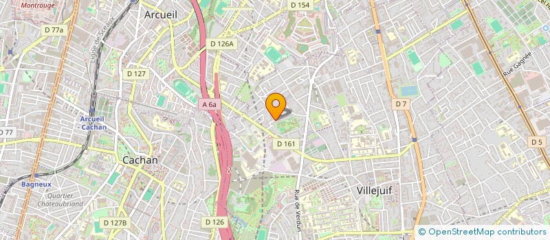 localisation de l'entreprise SYND.COPR. DU 38 IMPASSE OCTAVE MIRABEAU à VILLEJUIF