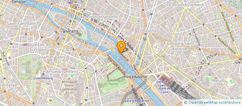 localisation de l'entreprise SYND.COPR. DU 38 QUAI HENRI IV  75004 PA  PARIS