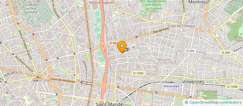 localisation de l'entreprise SYND.COPR. DU 38 RUE DE LA REPUBLIQ à MONTREUIL