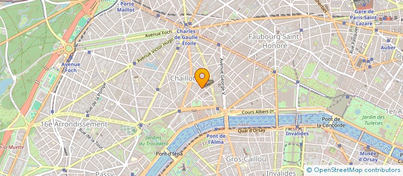 localisation de l'entreprise SYND.COPR. DU 38 RUE GREUZE     75116 PA  PARIS