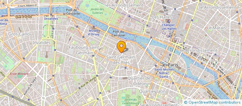 localisation de l'entreprise SYND COPR DU 38 RUE JACOB 75006 PARIS RE  PARIS