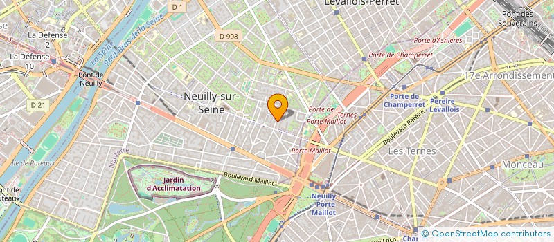 localisation de l'entreprise SYND COPR DU 38 RUE MADELEINE MICHELIS à NEUILLY-SUR-SEINE