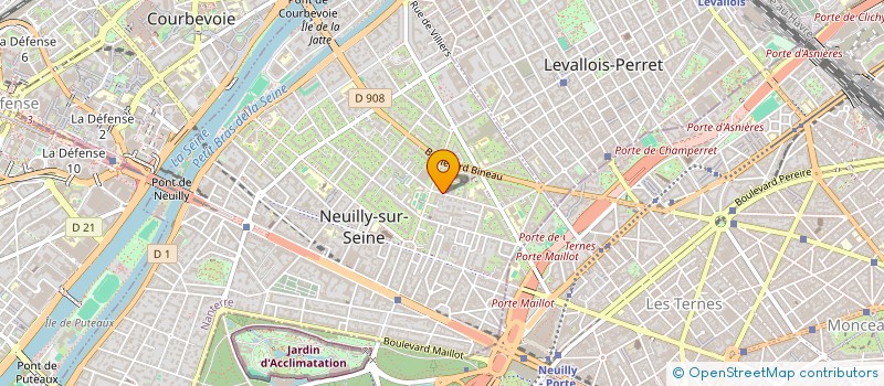 localisation de l'entreprise SYND.COPR. DU 38 RUE PAULINE BORGHESE à NEUILLY-SUR-SEINE