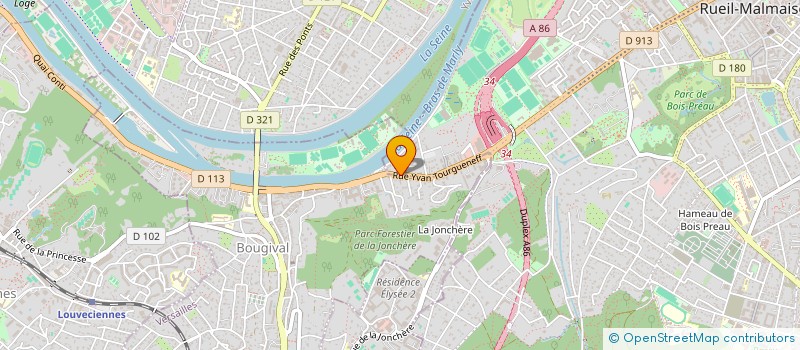 localisation de l'entreprise SYND.COPR. DU 388 AV NAPOLEON BONAPART à RUEIL-MALMAISON