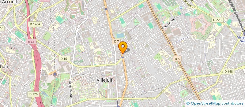 localisation de l'entreprise SYND COPR DU 39 AU 41 BLD MAXIME GORKI à VILLEJUIF