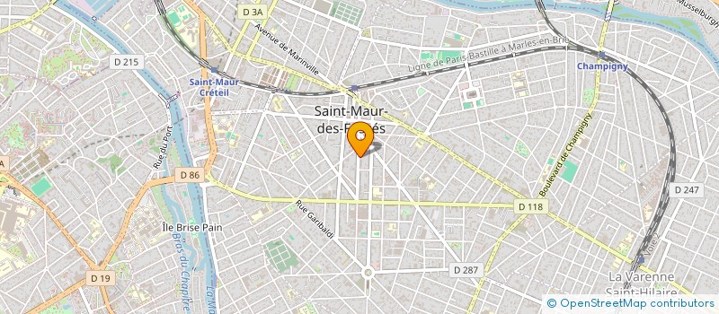 localisation de l'entreprise SYND.COPR. DU 39 AVE DE LA REPUBLIQUE 94 à SAINT-MAUR-DES-FOSSES