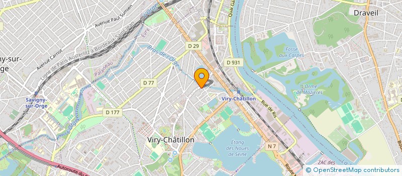 localisation de l'entreprise SYND.COPR. DU 39B BD HUSSON 91VIRY C à VIRY-CHATILLON