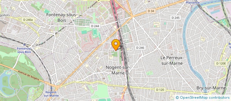 localisation de l'entreprise SYND COPR DU 4-6 R LEPOUTRE à NOGENT-SUR-MARNE