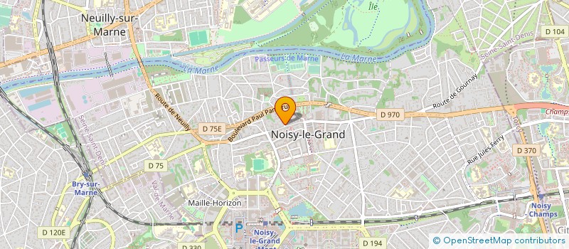 localisation de l'entreprise SYND.COPR. DU 4 6 RUE GAMBETTA  93 NOISY  NOISY-LE-GRAND