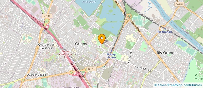 localisation de l'entreprise SYND COPR DU 4 8 RUE VLAMINCK TRANCHE à GRIGNY