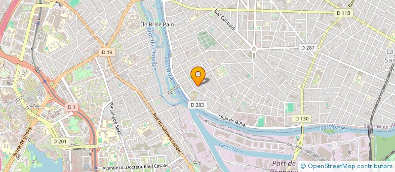 localisation de l'entreprise SYND COPR DU 4 AV DE LA VILLETTE à SAINT-MAUR-DES-FOSSES