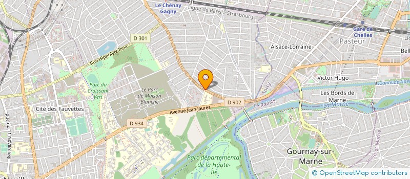 localisation de l'entreprise SYND.COPR. DU 4 CHEMIN DES 22 ARPENTS à GAGNY