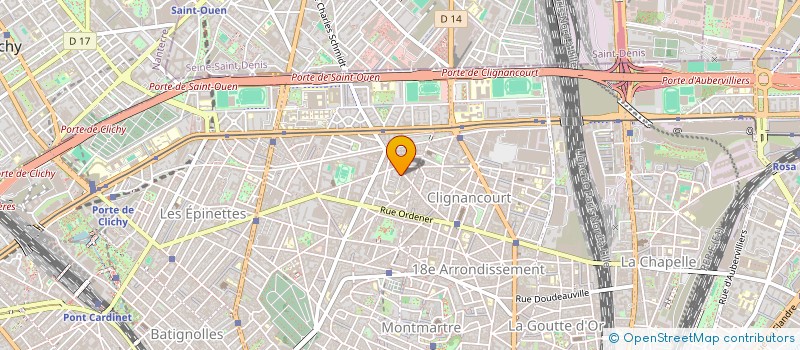 localisation de l'entreprise SYND.COPR. DU 4 IMPASSE DE LA   GROSSE B  PARIS