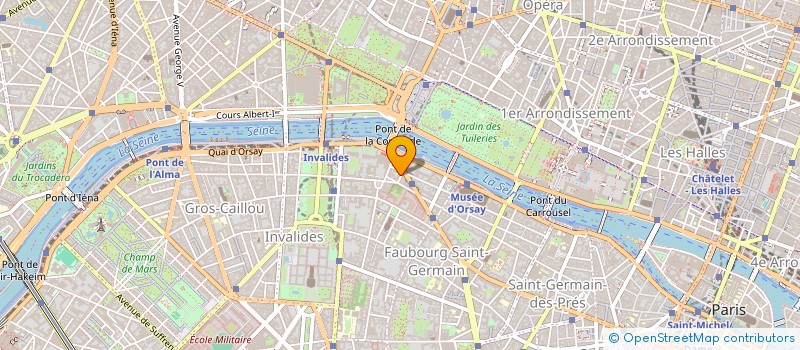 localisation de l'entreprise SYND COPR DU 4 RUE DE COURTY    75007 PA  PARIS