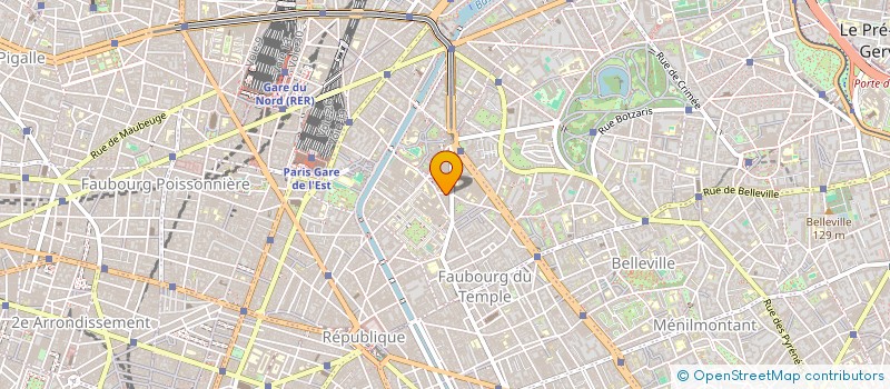 localisation de l'entreprise SYND.COPR. DU 4 RUE DE SAMBRE ET MEUSE 7  PARIS