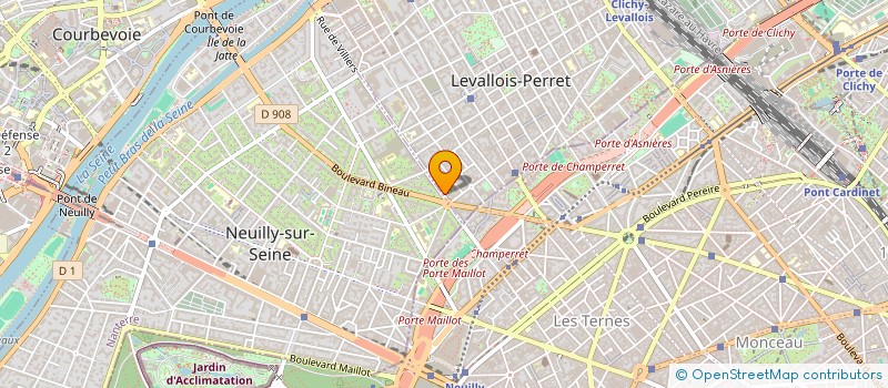 localisation de l'entreprise SYND COPR DU 4 RUE DE VILLIERS 92 LEVAL à LEVALLOIS-PERRET