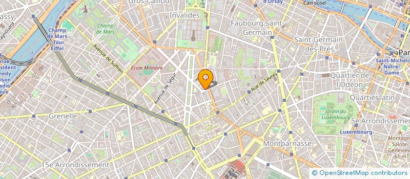 localisation de l'entreprise SYND COPR DU 4 RUE EBLE 75007 PARIS REP  PARIS