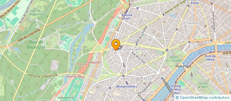 localisation de l'entreprise SYND COPR DU 4 RUE EUGENE LABICHE 75016  PARIS