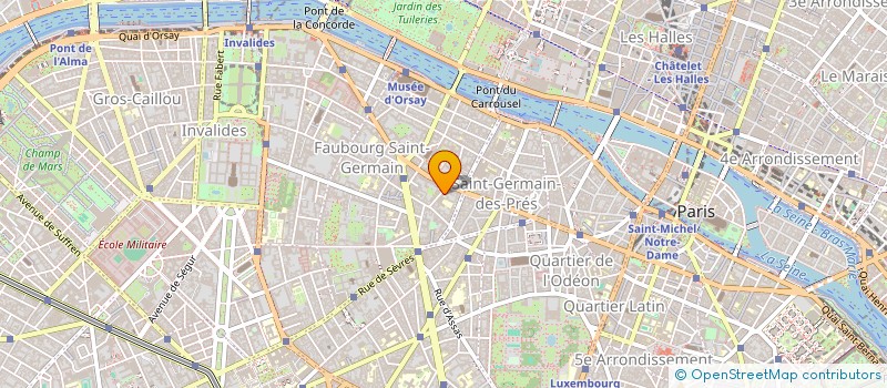 localisation de l'entreprise SYND COPR DU 4 RUE FEROU 75006  PARIS RE  PARIS