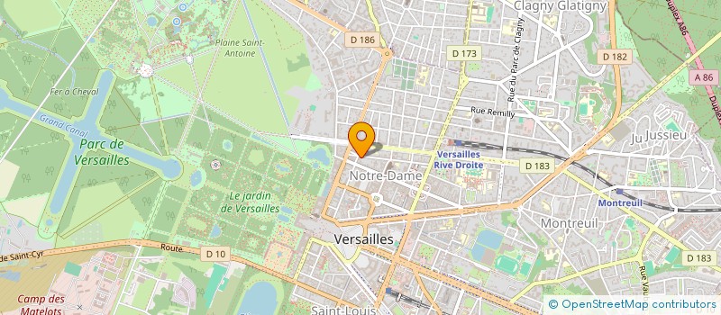 localisation de l'entreprise SYND COPR DU 4 RUE NEUVE NOTRE  DAME 78 à VERSAILLES
