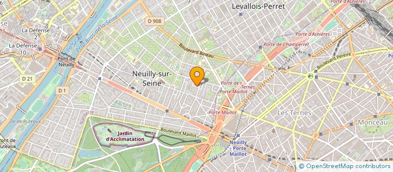 localisation de l'entreprise SYND.COPR. DU 4 RUE PHILIPPE LE BOUCHER à NEUILLY-SUR-SEINE