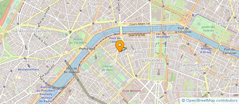 localisation de l'entreprise SYND COPR DU 4 RUE SEDILLOT     75007 PA  PARIS