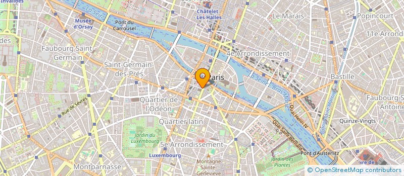 localisation de l'entreprise SYND.COPR. DU 4 RUE ST SEVERIN  75005 PA  PARIS