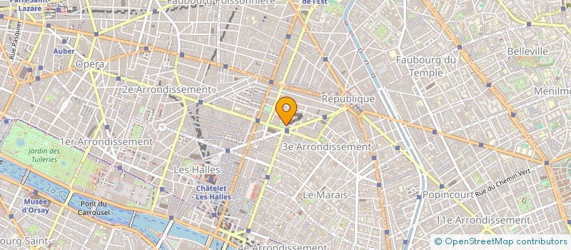 localisation de l'entreprise SYND.COPR. DU 4 RUE VAUCANSON 75003PARIS  PARIS
