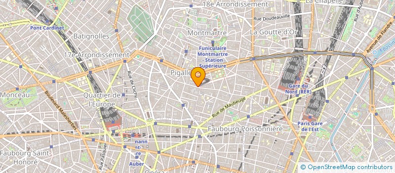 localisation de l'entreprise SYND.COPR. DU 4 RUE VICTOR MASSE PARIS 9  PARIS