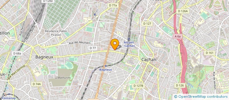 localisation de l'entreprise SYND.COPR. DU 40 AVE DES LUMIERES 94 CA à CACHAN